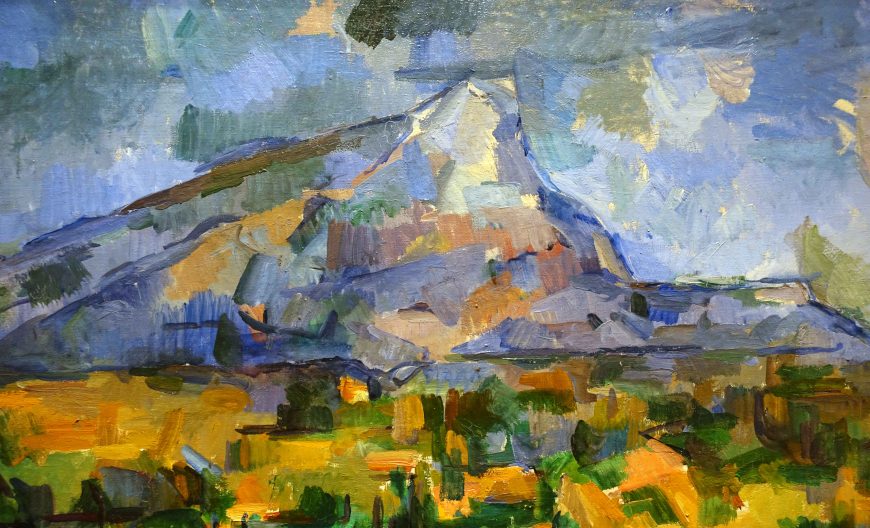 Detail, Paul Cézanne, Mont Sainte-Victoire, 1902-04, oil on canvas, 73 x 91.9 cm (Philadelphia Museum of Art)